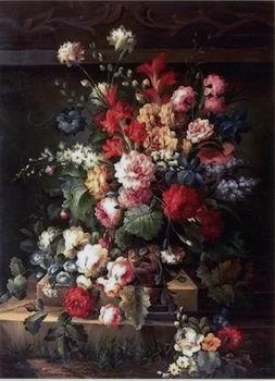 unknow artist Floral, beautiful classical still life of flowers.065 France oil painting art